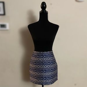 High waisted skirt
